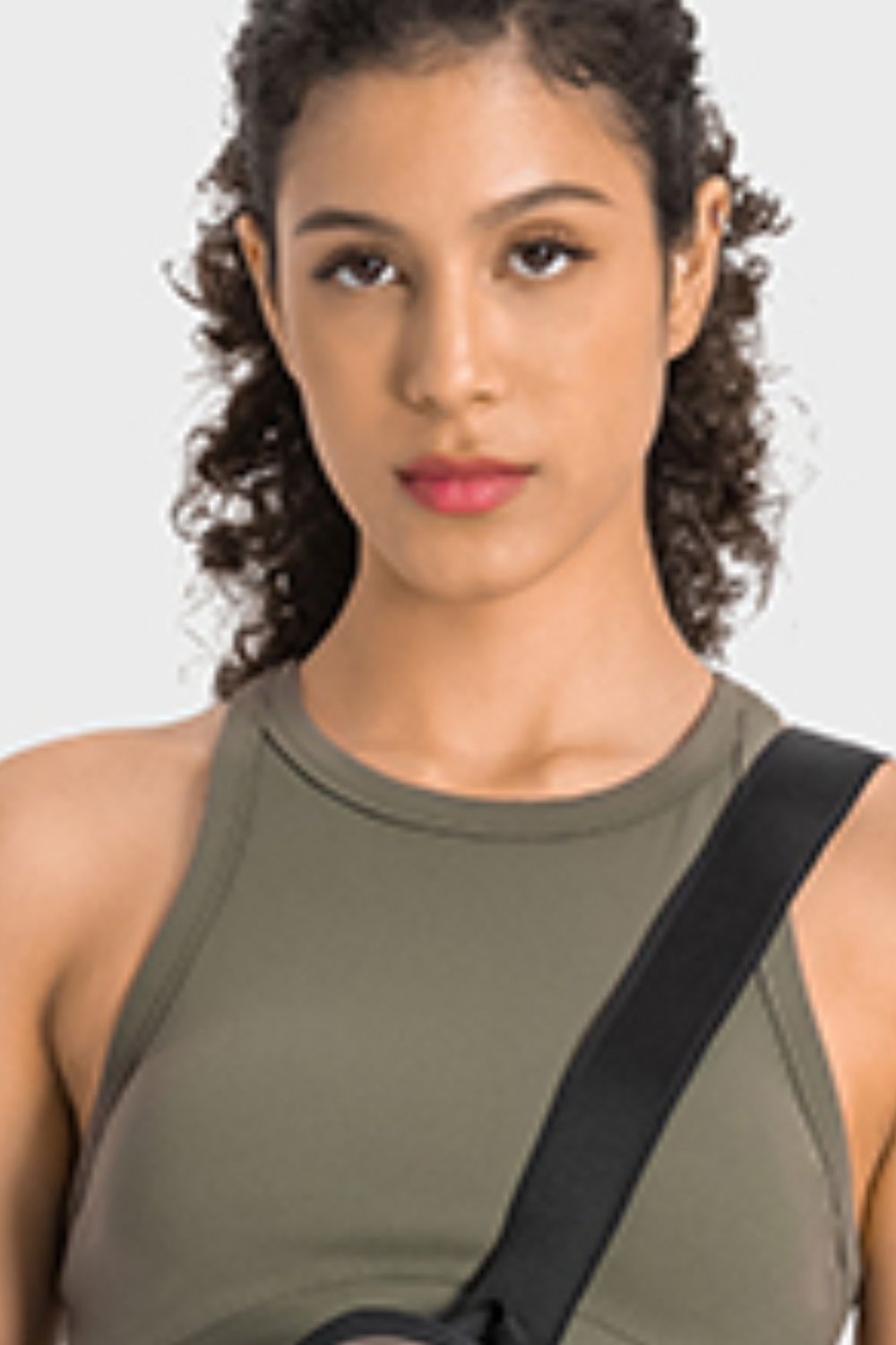 Millennia Racerback Cropped Sports Tank - MAD RUFFI