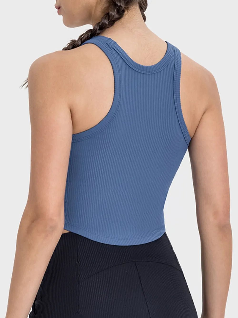 Millennia Round Neck Racerback Active Tank - MAD RUFFI