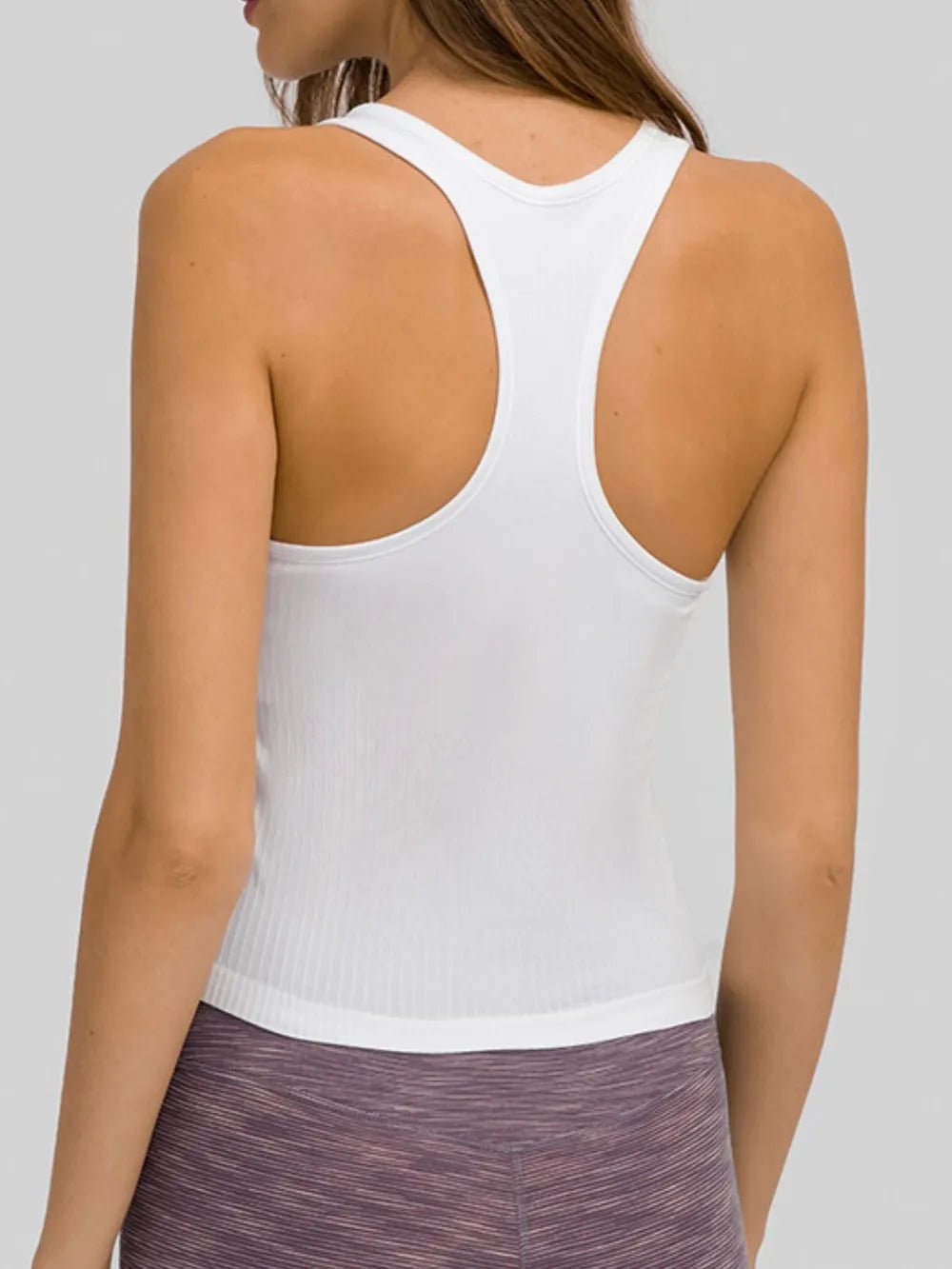 Millennia Round Neck Racerback Active Tank - MAD RUFFI