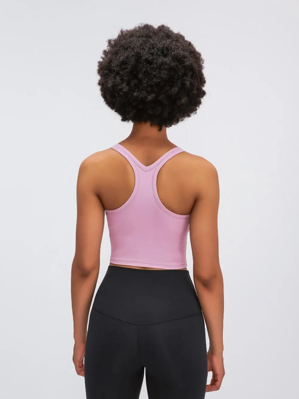 Millennia Scoop Neck Active Tank with Detachable Chest Pads - MAD RUFFI