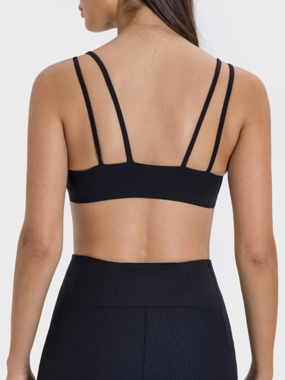 Millennia Scoop Neck Double Strap Active Cami - MAD RUFFI