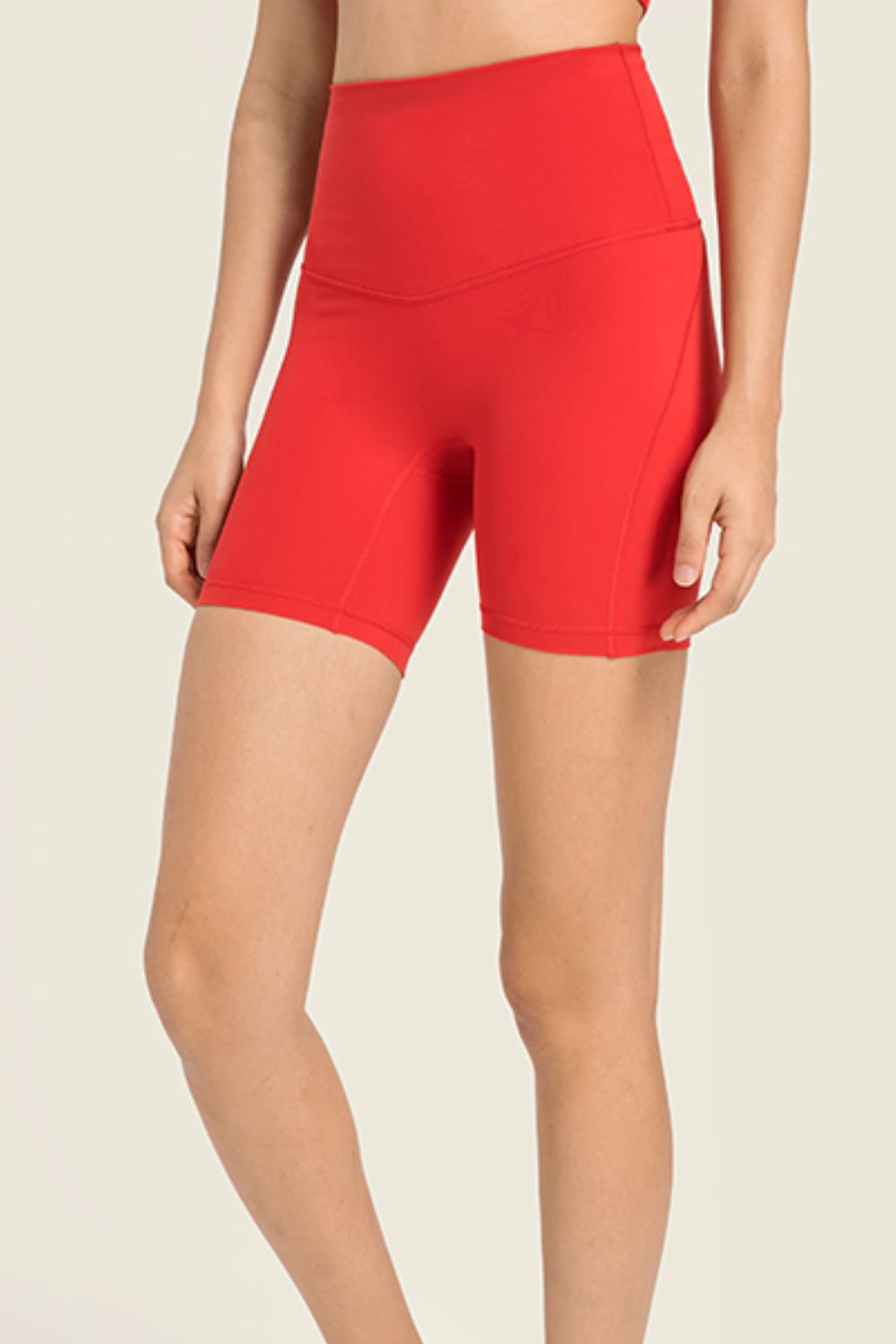 Millennia Seamless High - Rise Wide Waistband Biker Shorts - MAD RUFFI