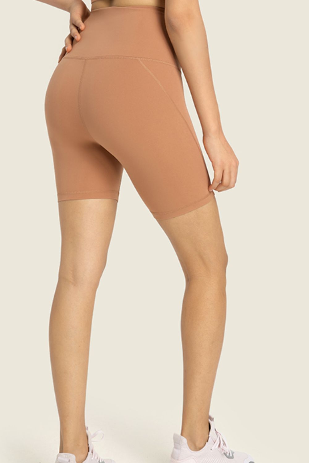 Millennia Seamless High - Rise Wide Waistband Biker Shorts - MAD RUFFI