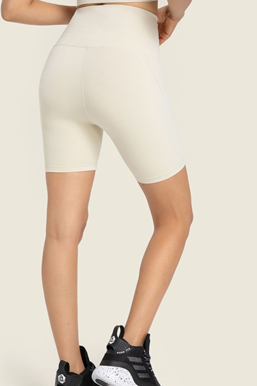 Millennia Seamless High - Rise Wide Waistband Biker Shorts - MAD RUFFI