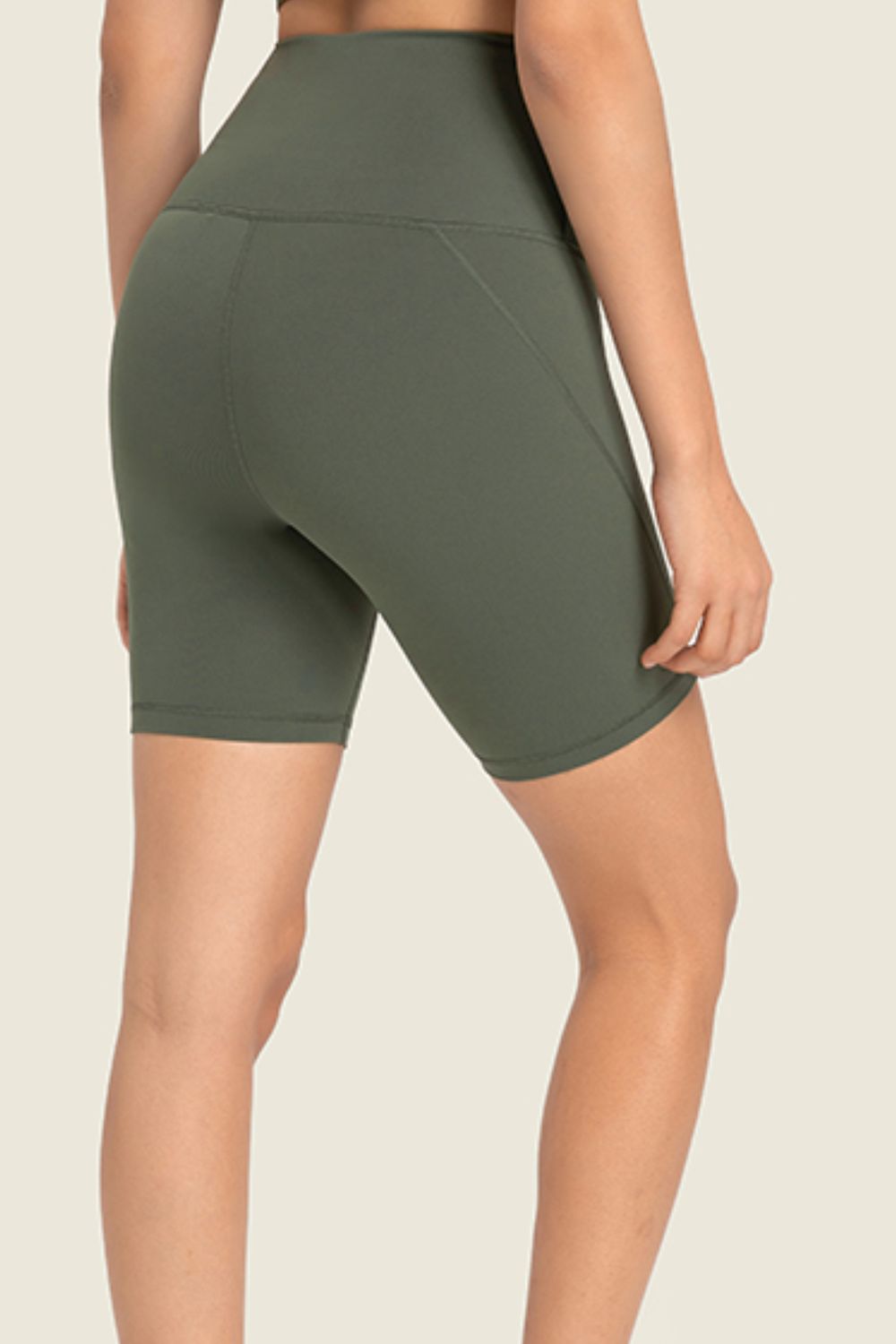Millennia Seamless High - Rise Wide Waistband Biker Shorts - MAD RUFFI