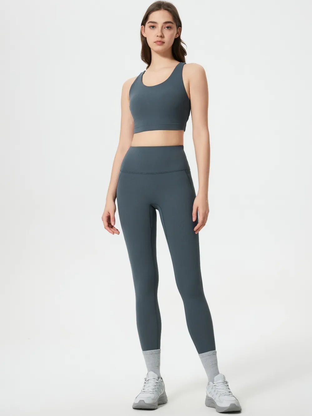 Millennia Wide Waistband Active Leggings - MAD RUFFI