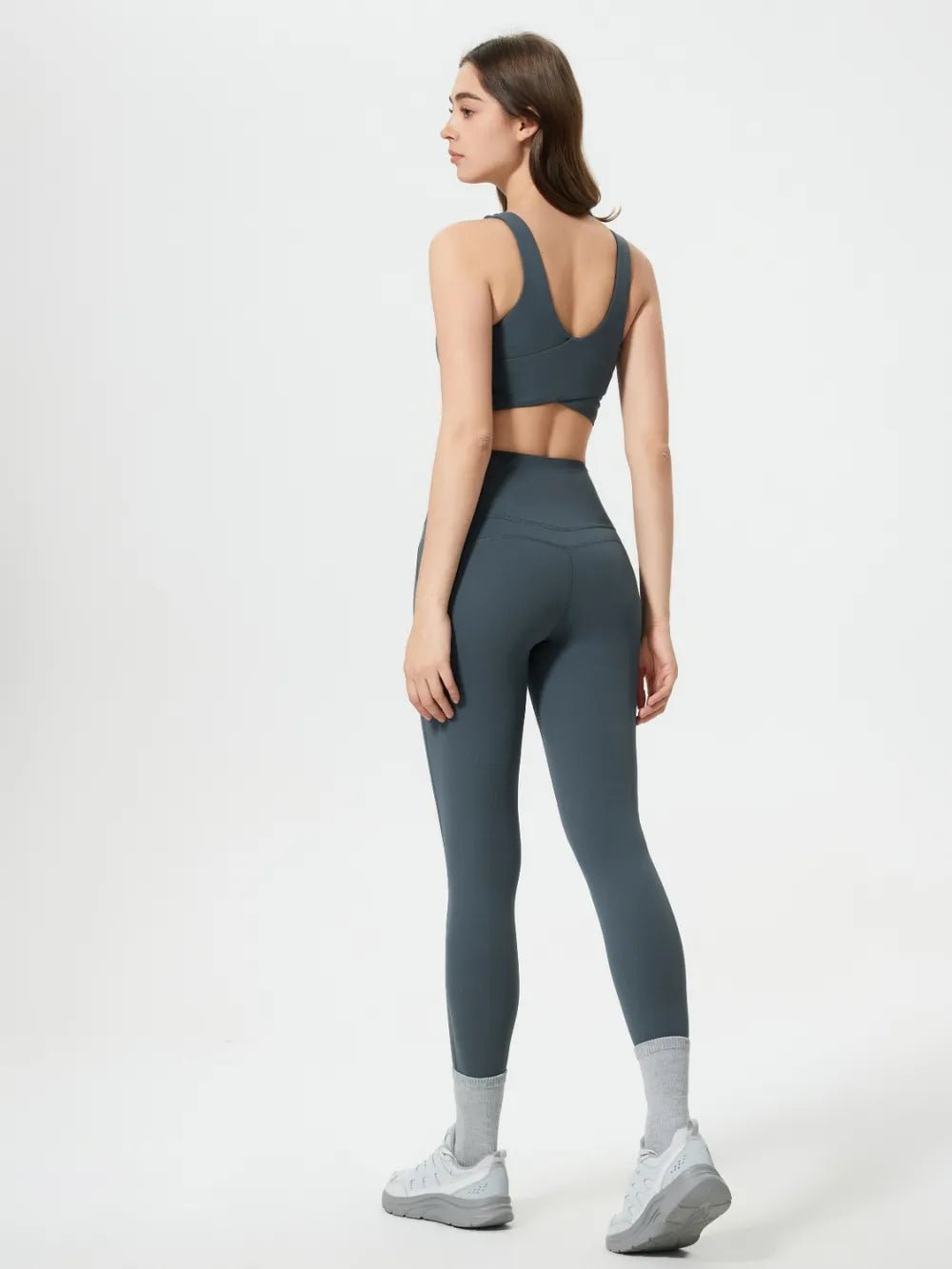 Millennia Wide Waistband Active Leggings - MAD RUFFI