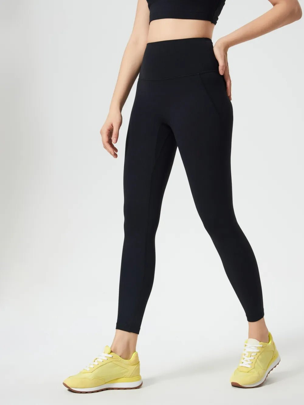 Millennia Wide Waistband Active Leggings - MAD RUFFI
