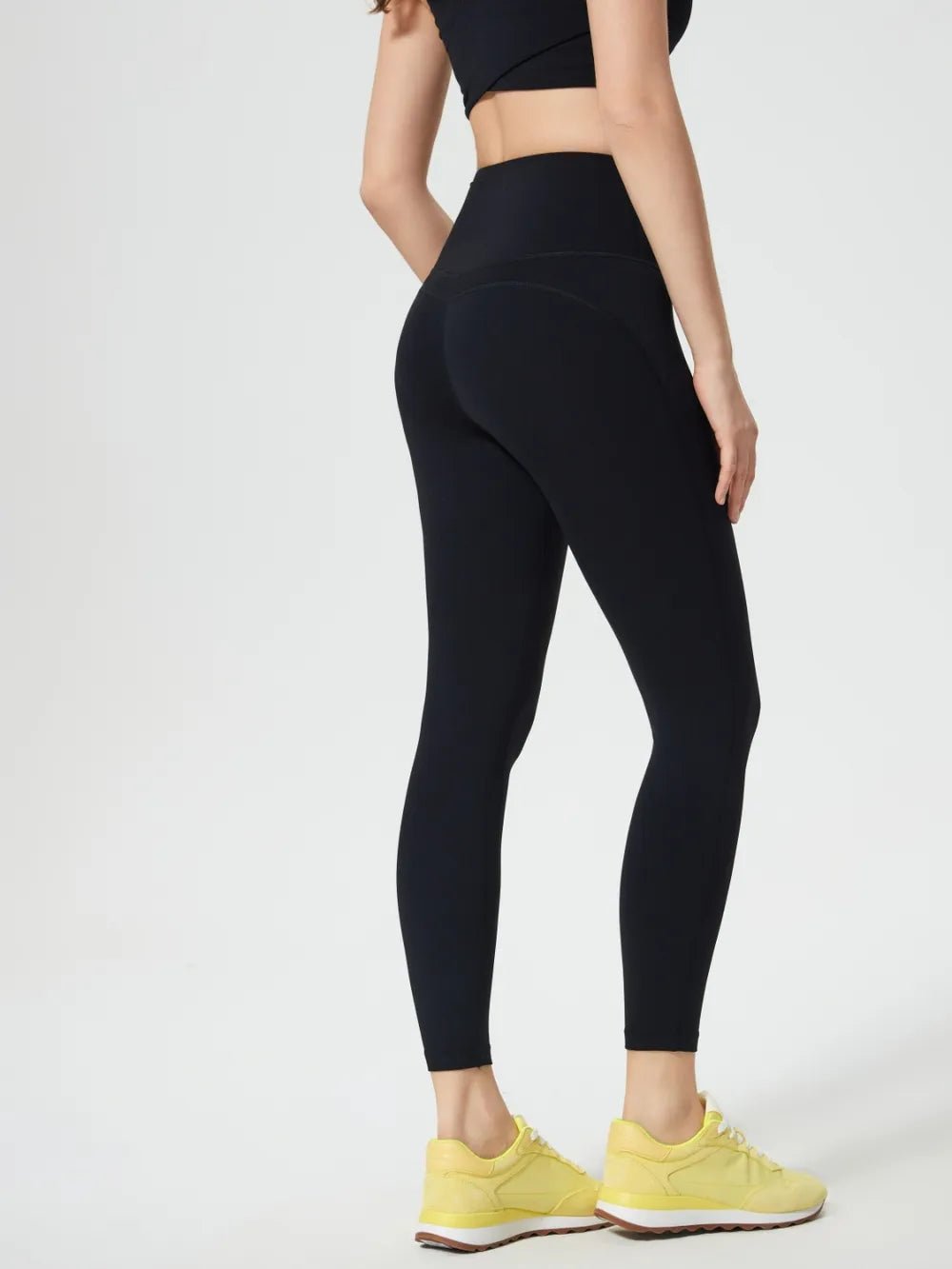 Millennia Wide Waistband Active Leggings - MAD RUFFI