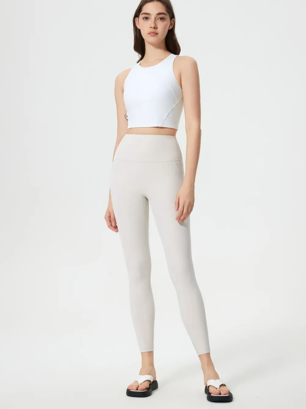 Millennia Wide Waistband Active Leggings - MAD RUFFI