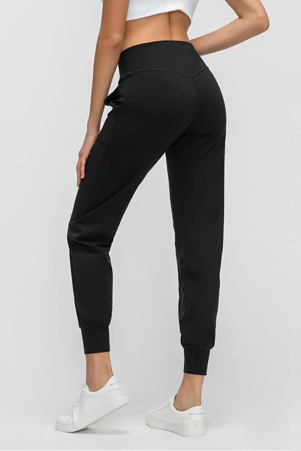 Millennia Wide Waistband Slant Pocket Pants - MAD RUFFI