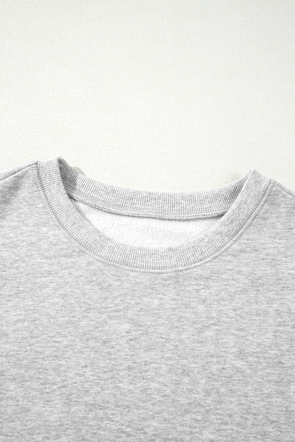 Mineral Red Two Tone Patchwork Drop Shoulder Pullover Sweatshirt - MAD RUFFI