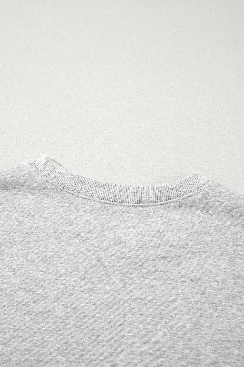 Mineral Red Two Tone Patchwork Drop Shoulder Pullover Sweatshirt - MAD RUFFI