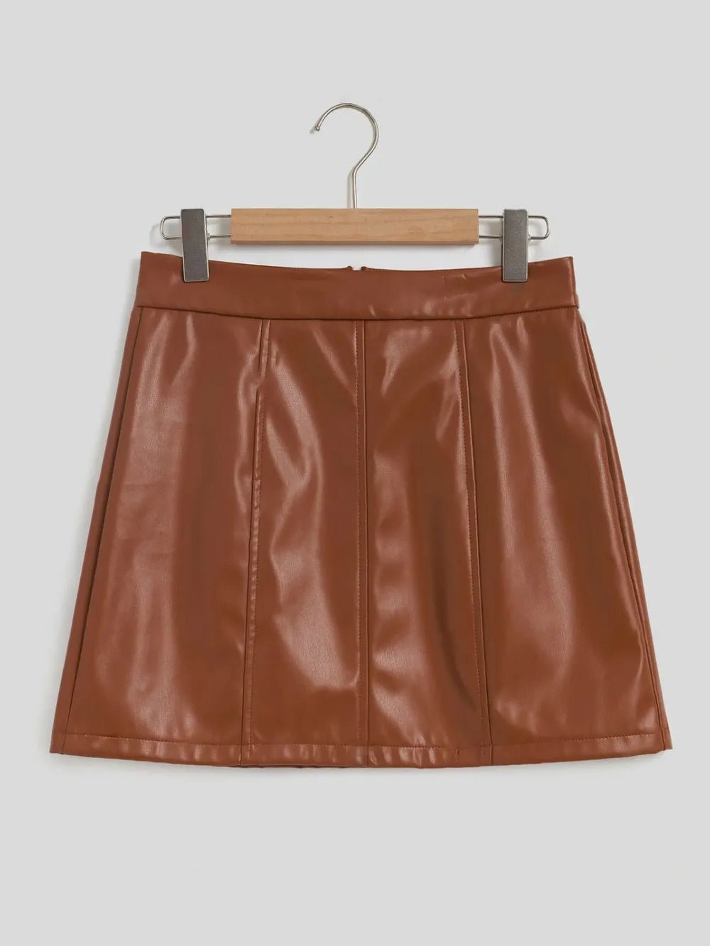 Mini Skirt with Zipper - MAD RUFFI