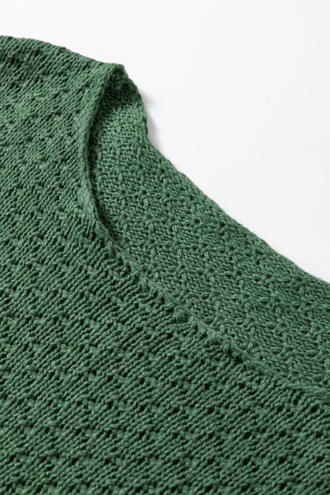 empire waist sweater dress Mist Green Solid Lantern Sleeve Empire Waist Short Sweater Dress