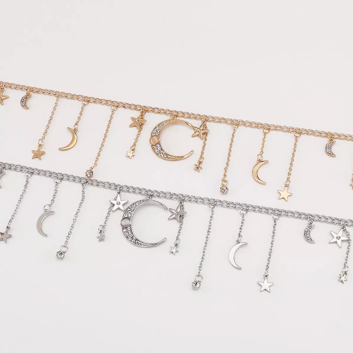 Moon & Star Charm Necklace - MAD RUFFI