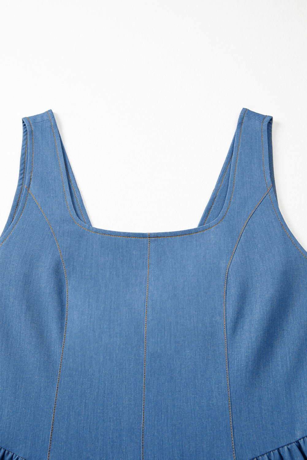 Myosotis Bowknot A - line Sleeveless Mini Dress - MAD RUFFI