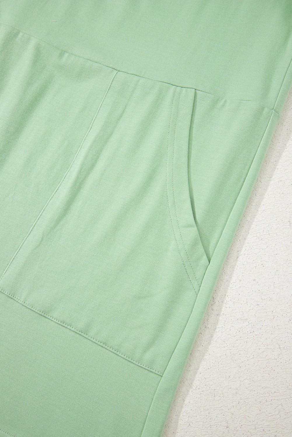 Myosotis Loose Half Sleeve V Neck Plain Romper - MAD RUFFI