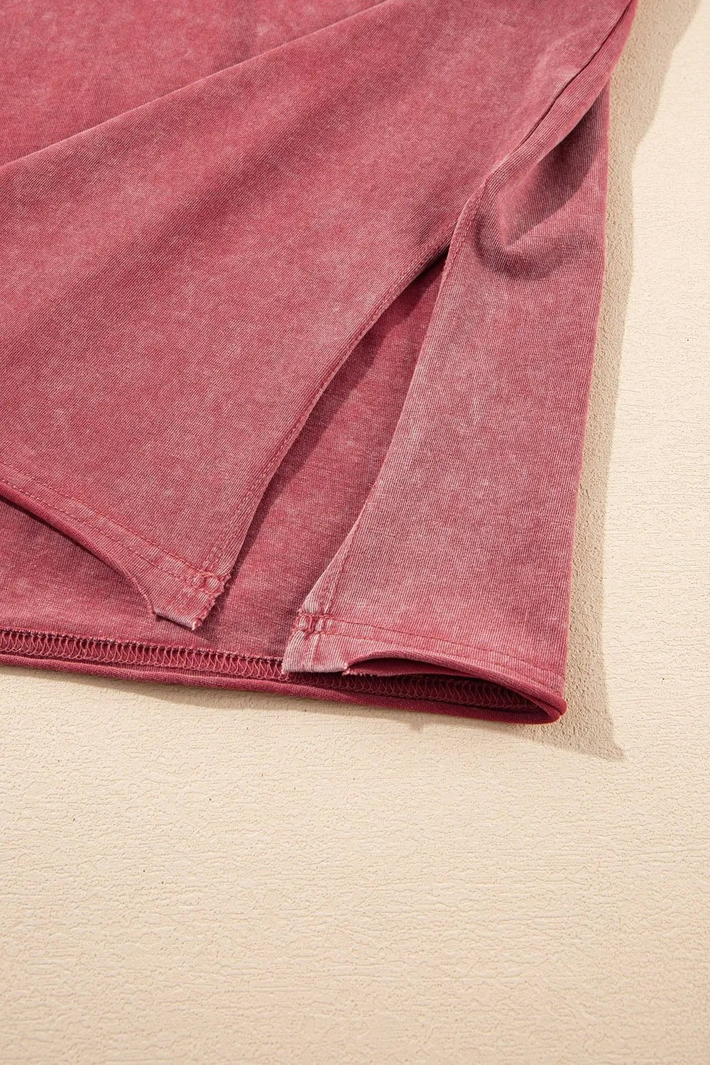 One Shoulder Half Sleeve Oversized Tunic T Shirt - MAD RUFFI