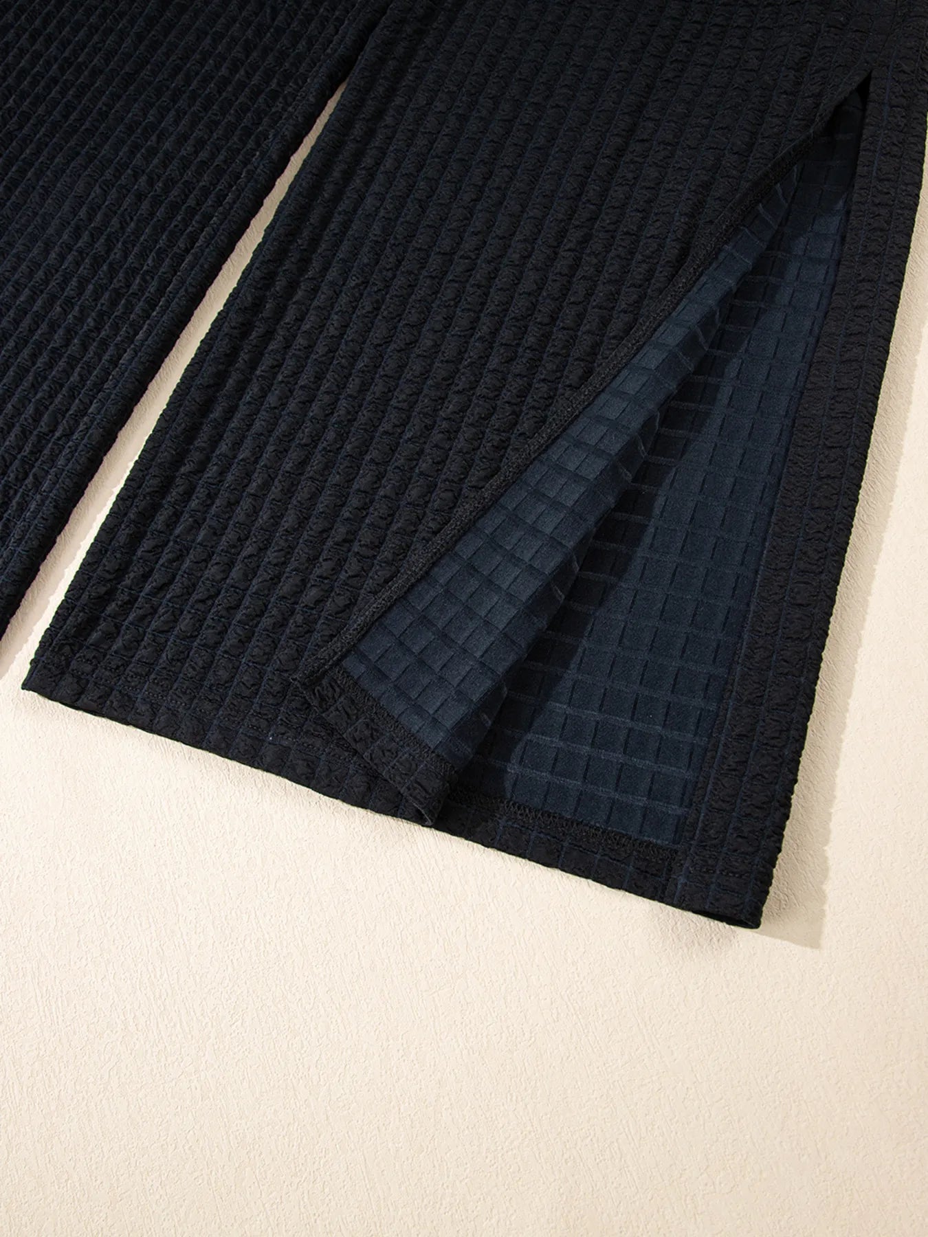 One Shoulder Short Sleeve Knotted Waist Jumpsuit - MAD RUFFI