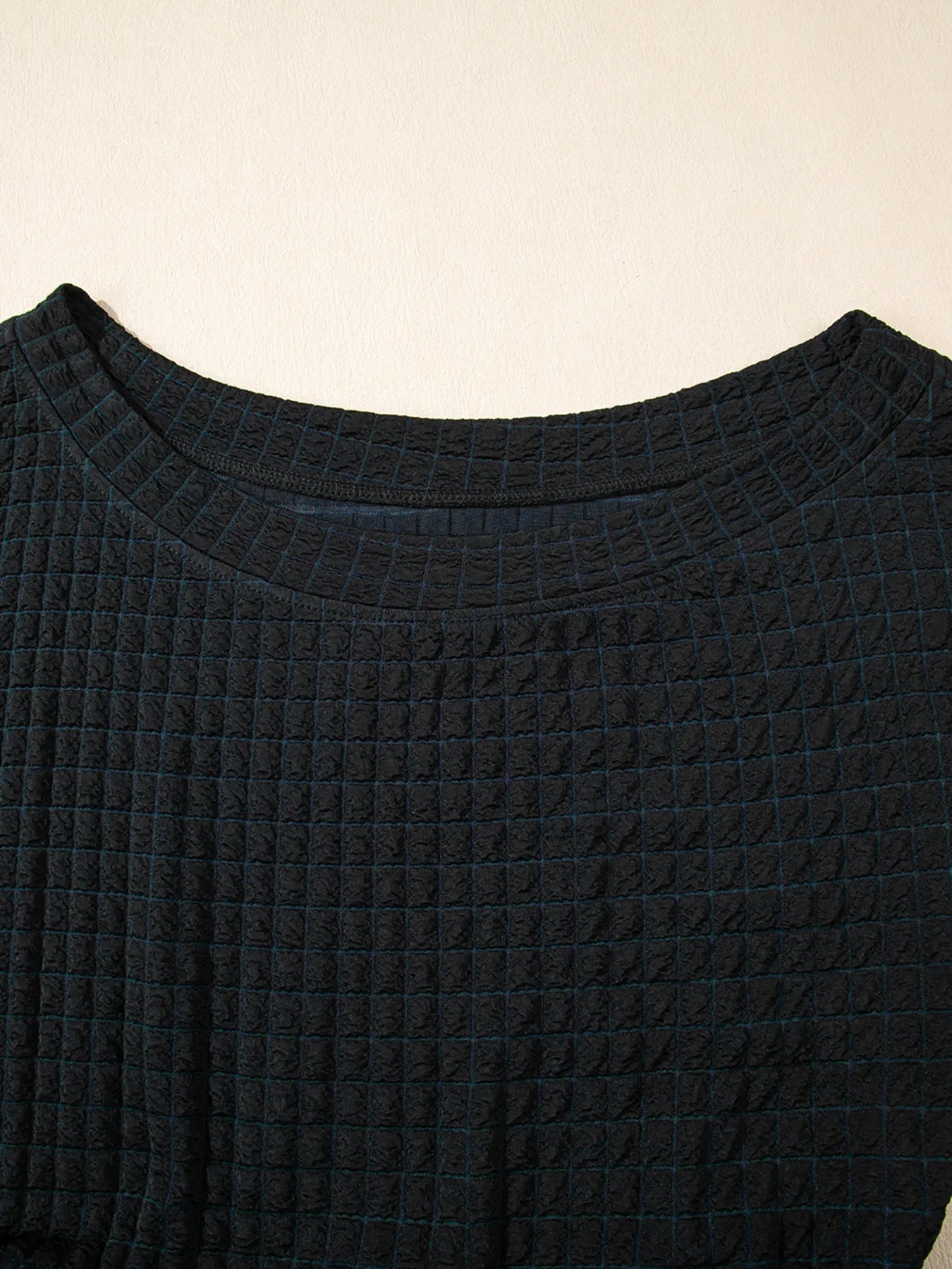 One Shoulder Short Sleeve Knotted Waist Jumpsuit - MAD RUFFI