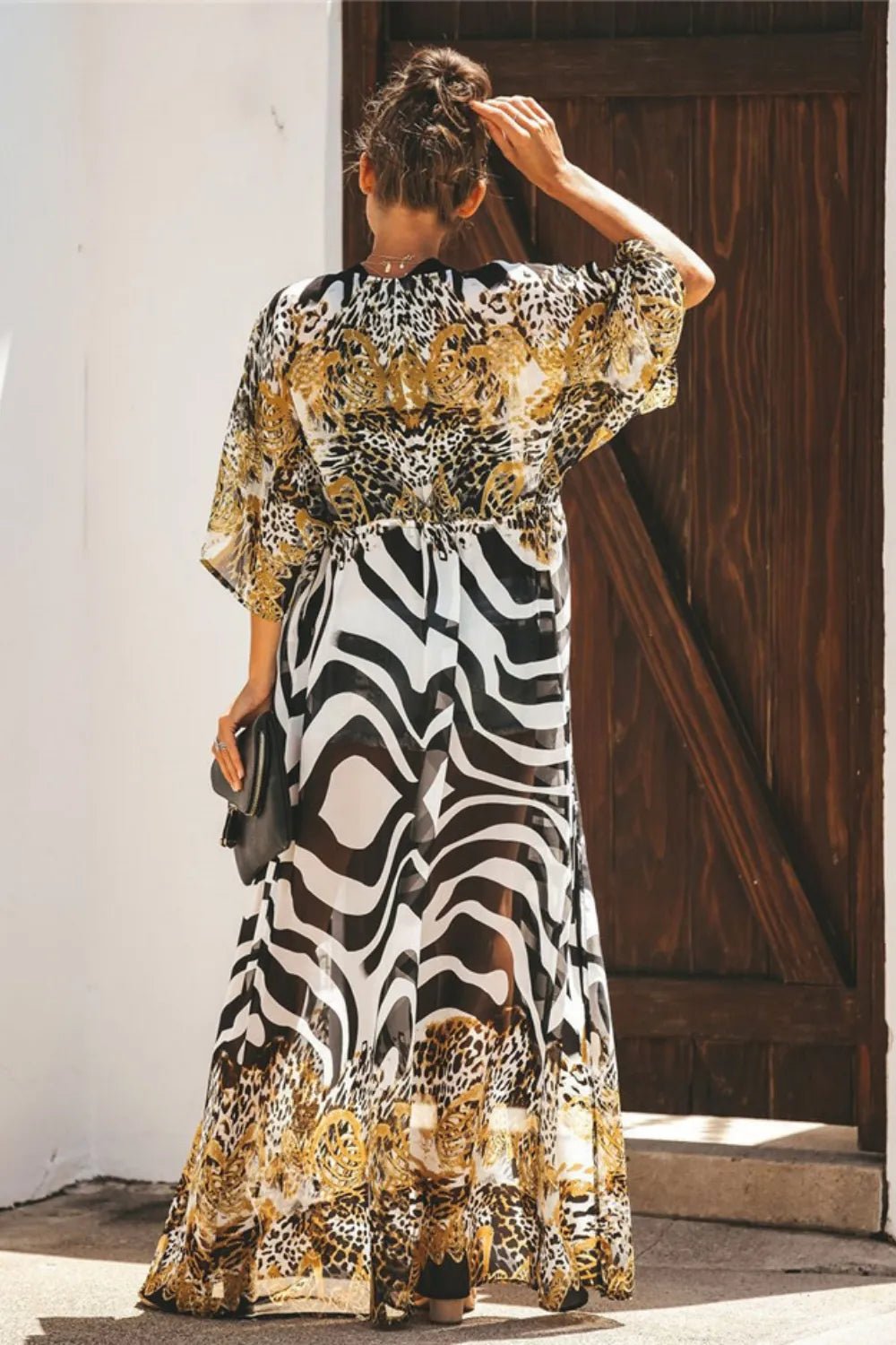 Open Front Leopard Cover - Up - MAD RUFFI