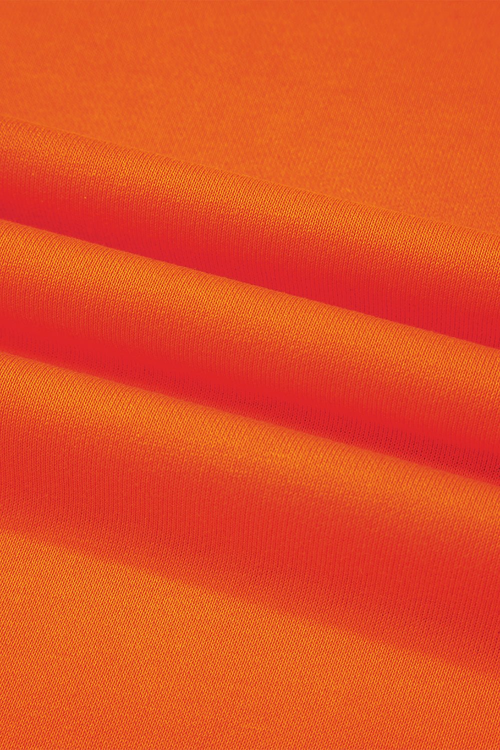 Orange Preppy Striped Sleeve Loose Sweatshirt - MAD RUFFI