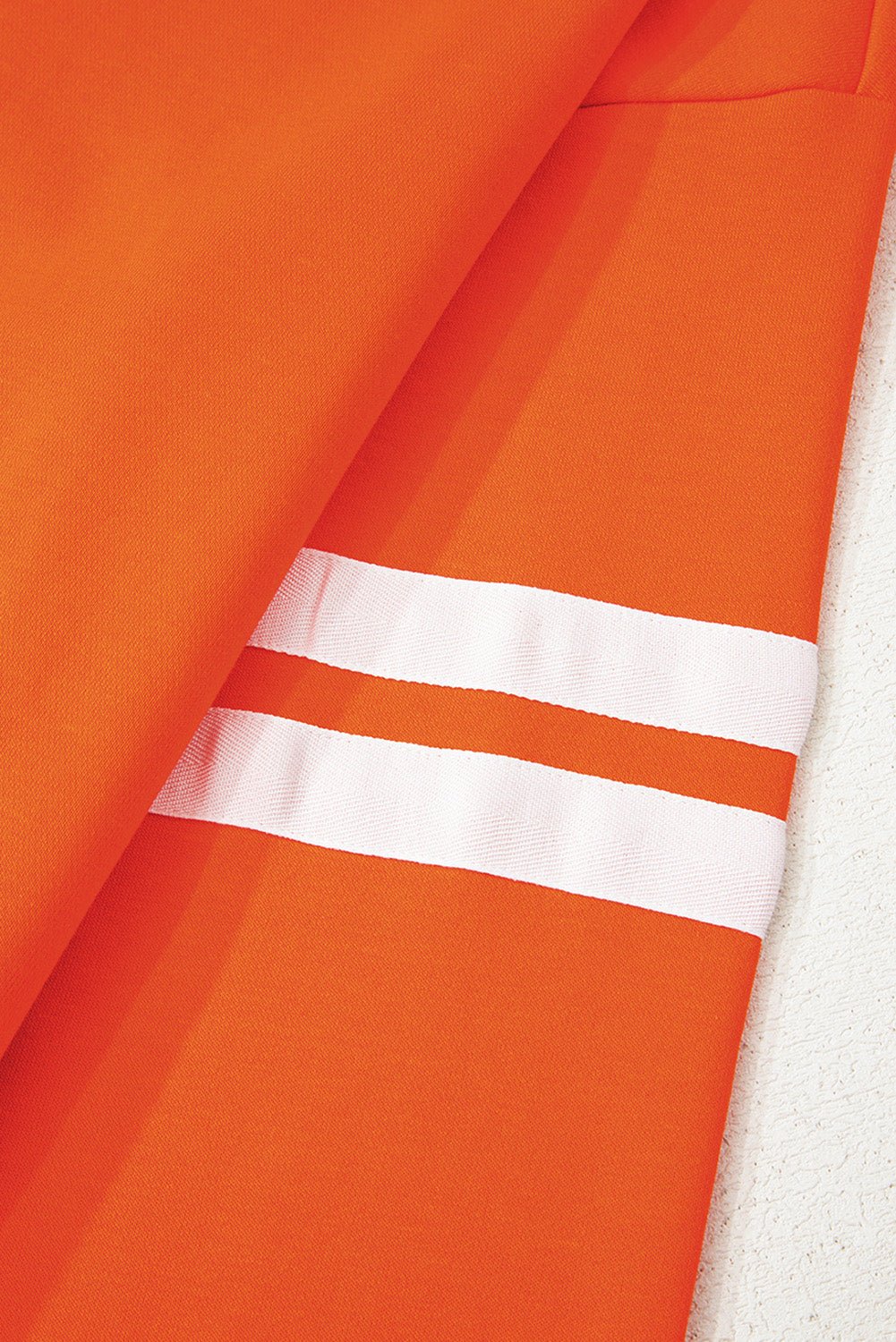 Orange PUMPKIN SPICE Graphic Varsity Casual Sweatshirt - MAD RUFFI