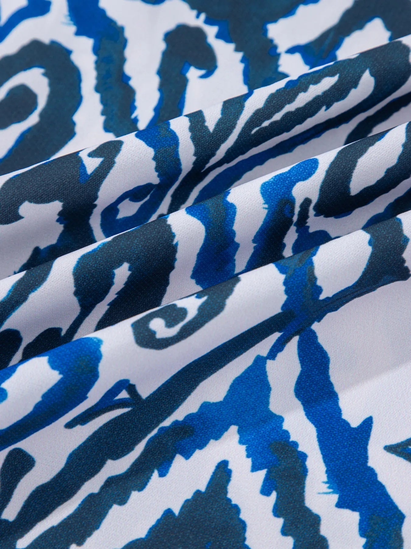 Paisley Print Long Sleeve Blouse - MAD RUFFI