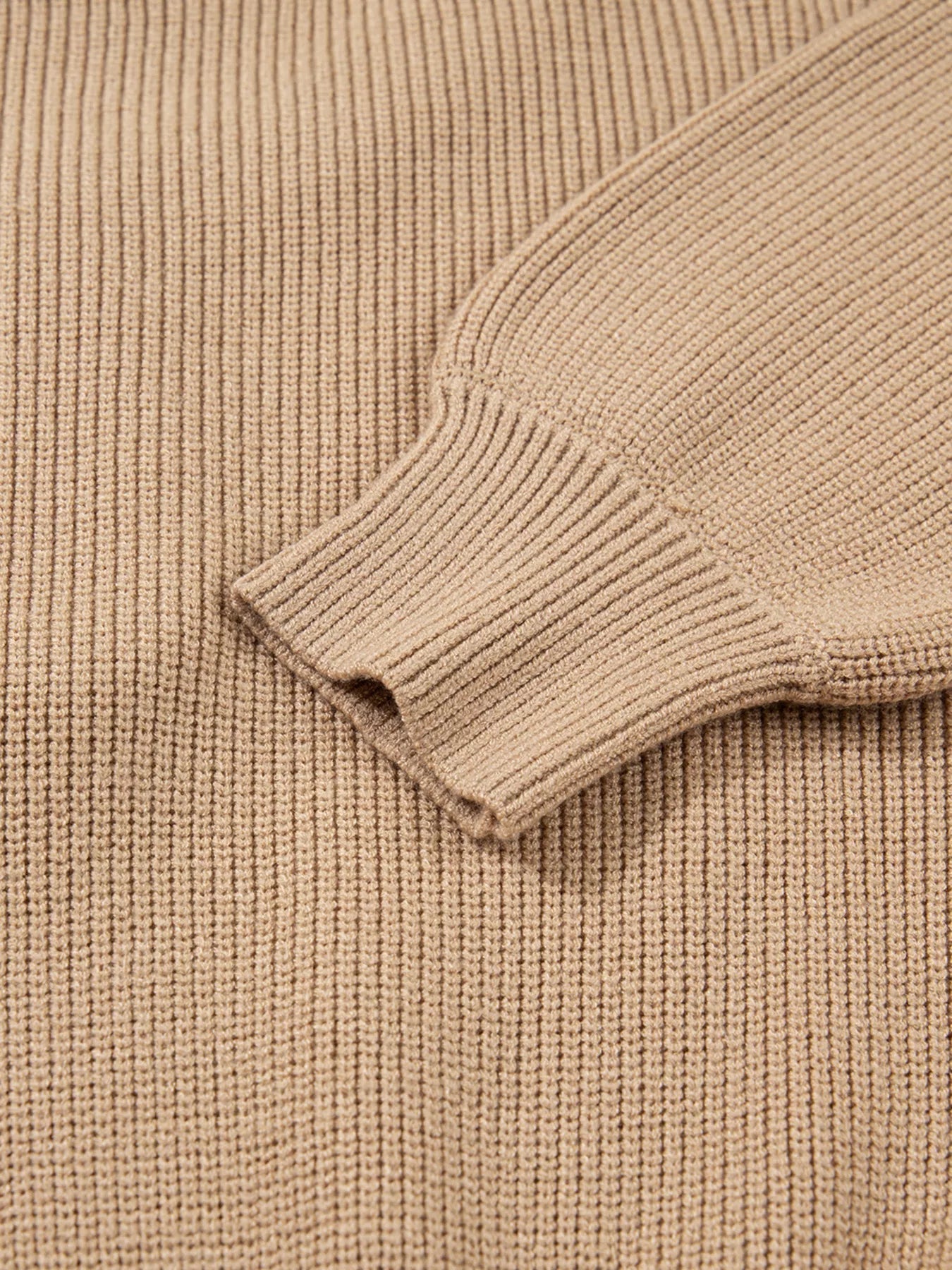 Pearl Embellished Keyhole Ribbed Sweater Dress - MAD RUFFI