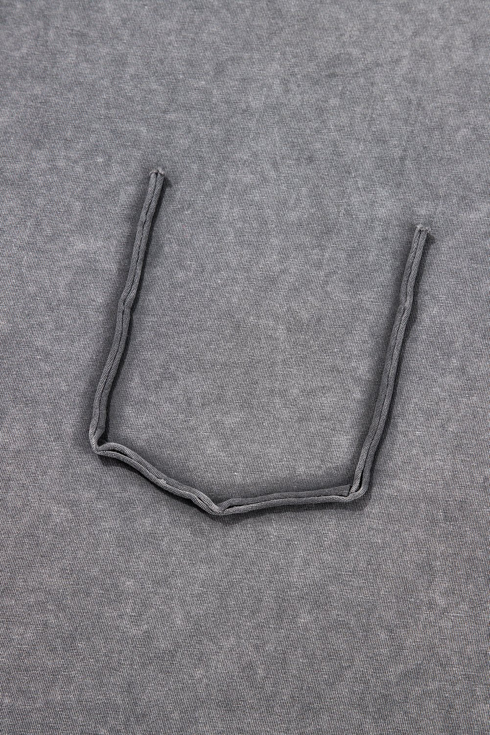 Philippine Gray Mineral Wash Half Sleeve Vintage T Shirt - MAD RUFFI