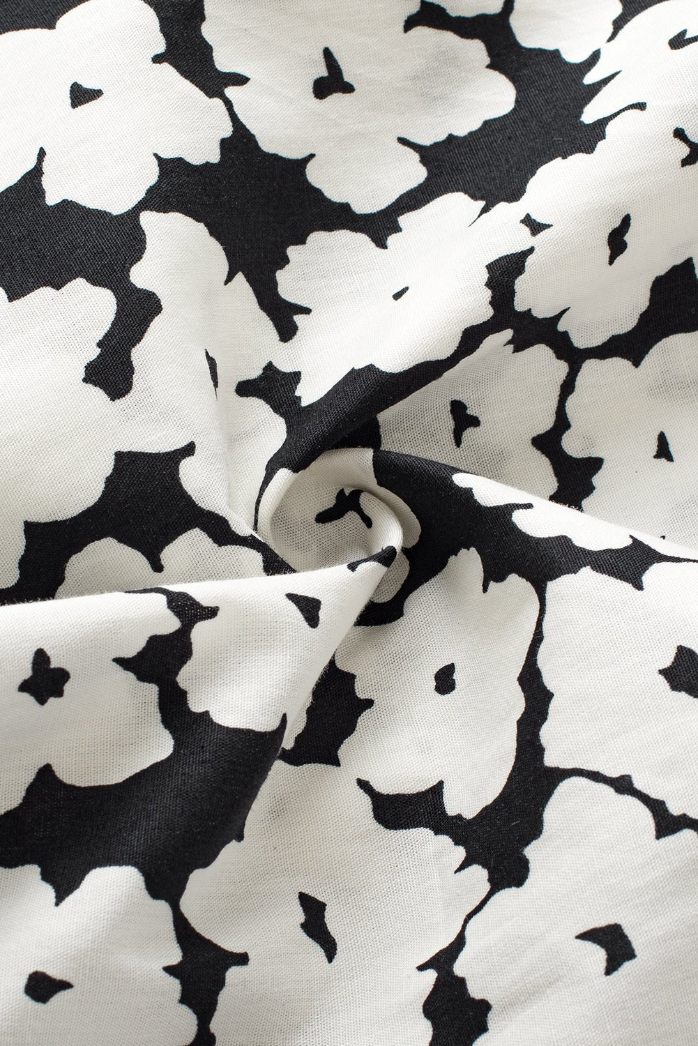 Pink Contrast Ric Rac Layered Ruffle Sleeve Floral Blouse - MAD RUFFI