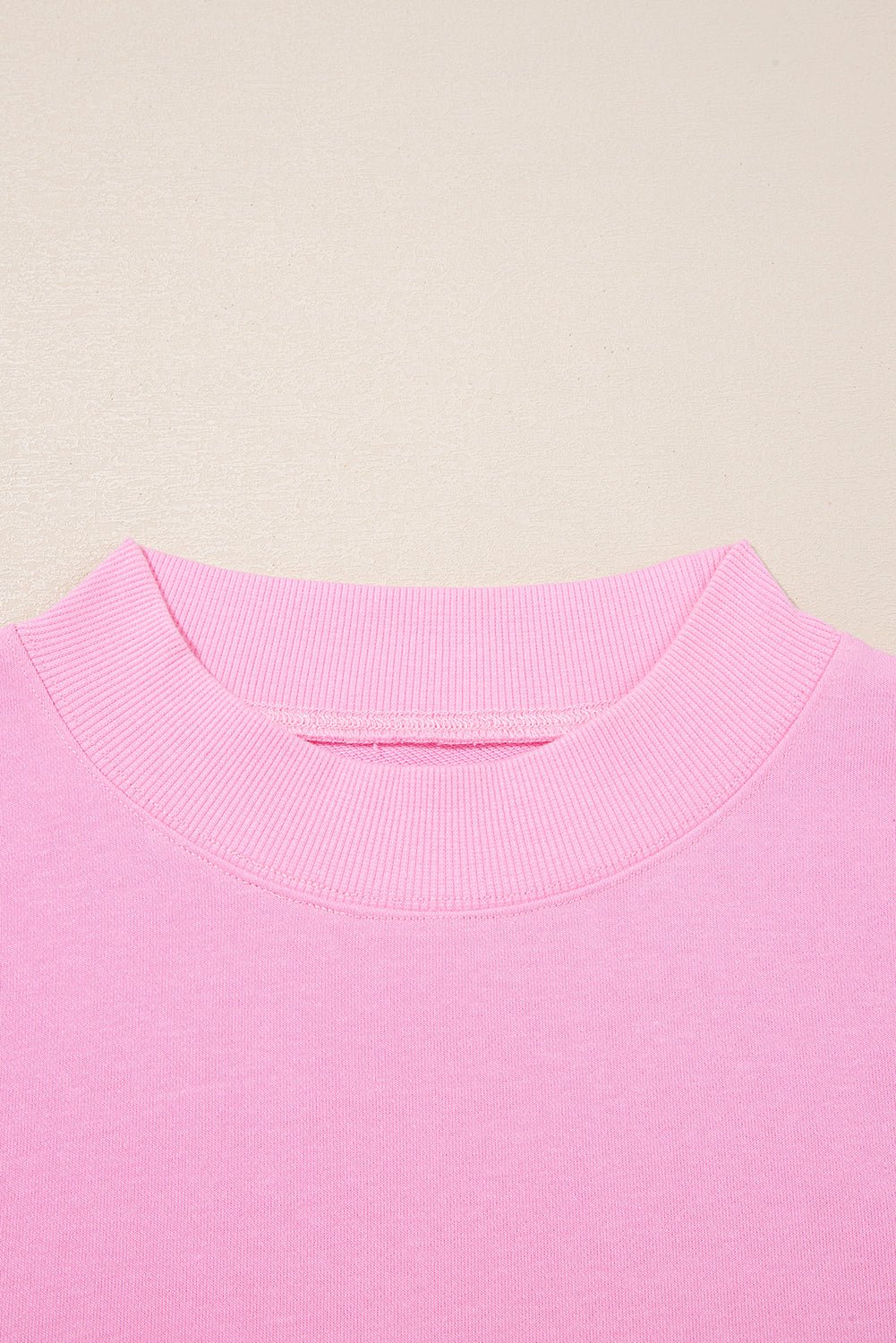 Pink Frill Tiered Patchwork Ribbed Trim Flowy Plus Size Top - MAD RUFFI