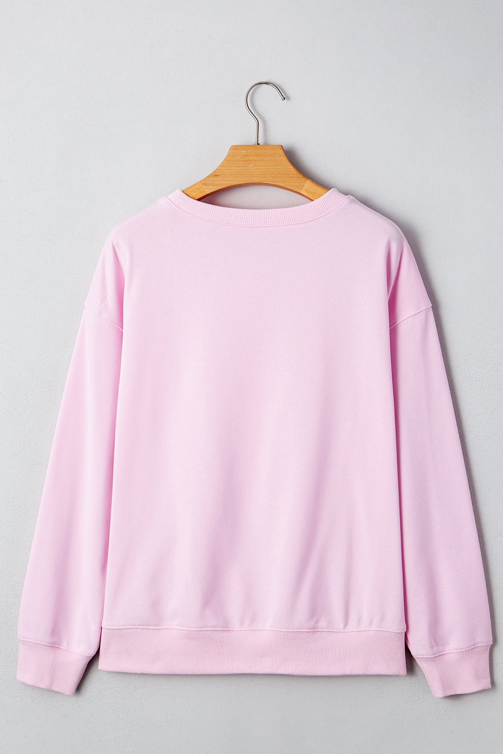 Pink GAME DAY Football Print Casual Sweatshirt - MAD RUFFI