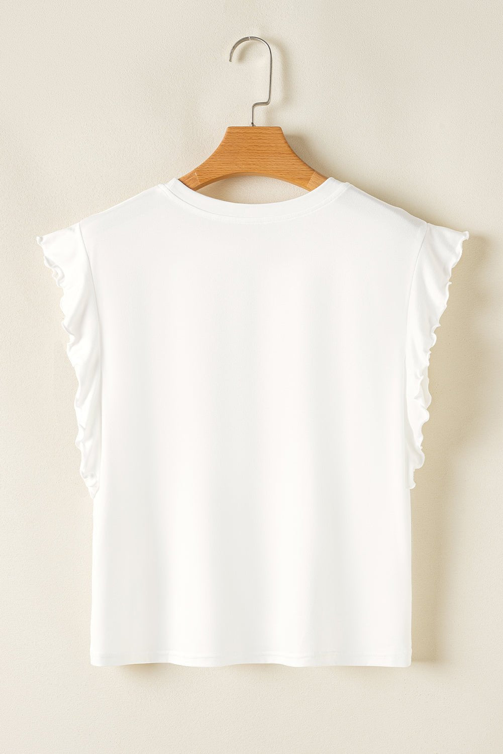 Pink Heart Print Ruffle Sleeveless Top and Pants Pajama Set - MAD RUFFI