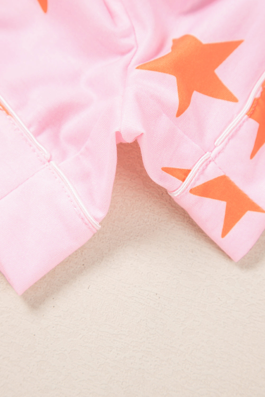 Pink Stars Short Sleeve Shirt and Shorts Pajama Set - MAD RUFFI