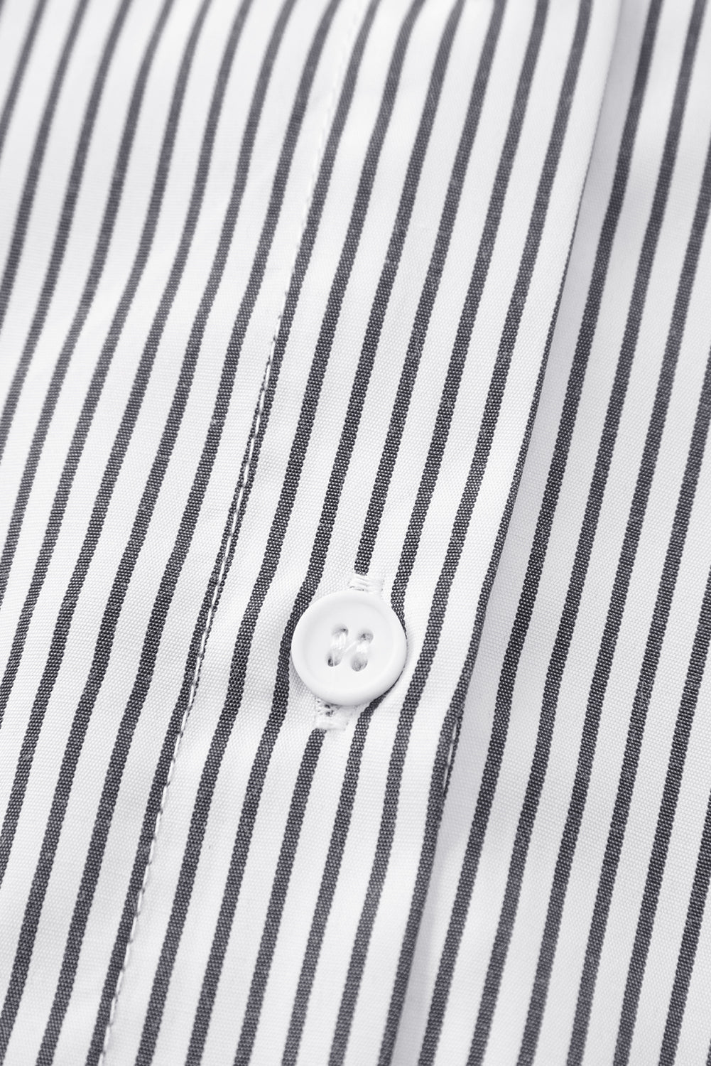 Pink Striped Casual Shirred Cuffs Shirt - MAD RUFFI