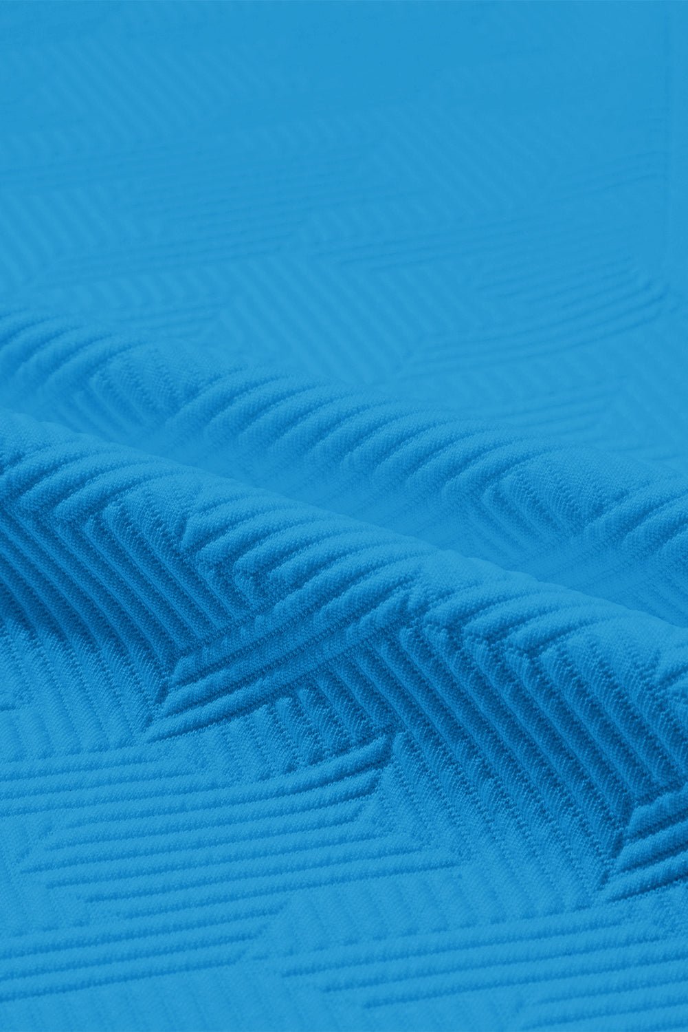 Pink Textured V Neck Collared Slit Hem T Shirt - MAD RUFFI