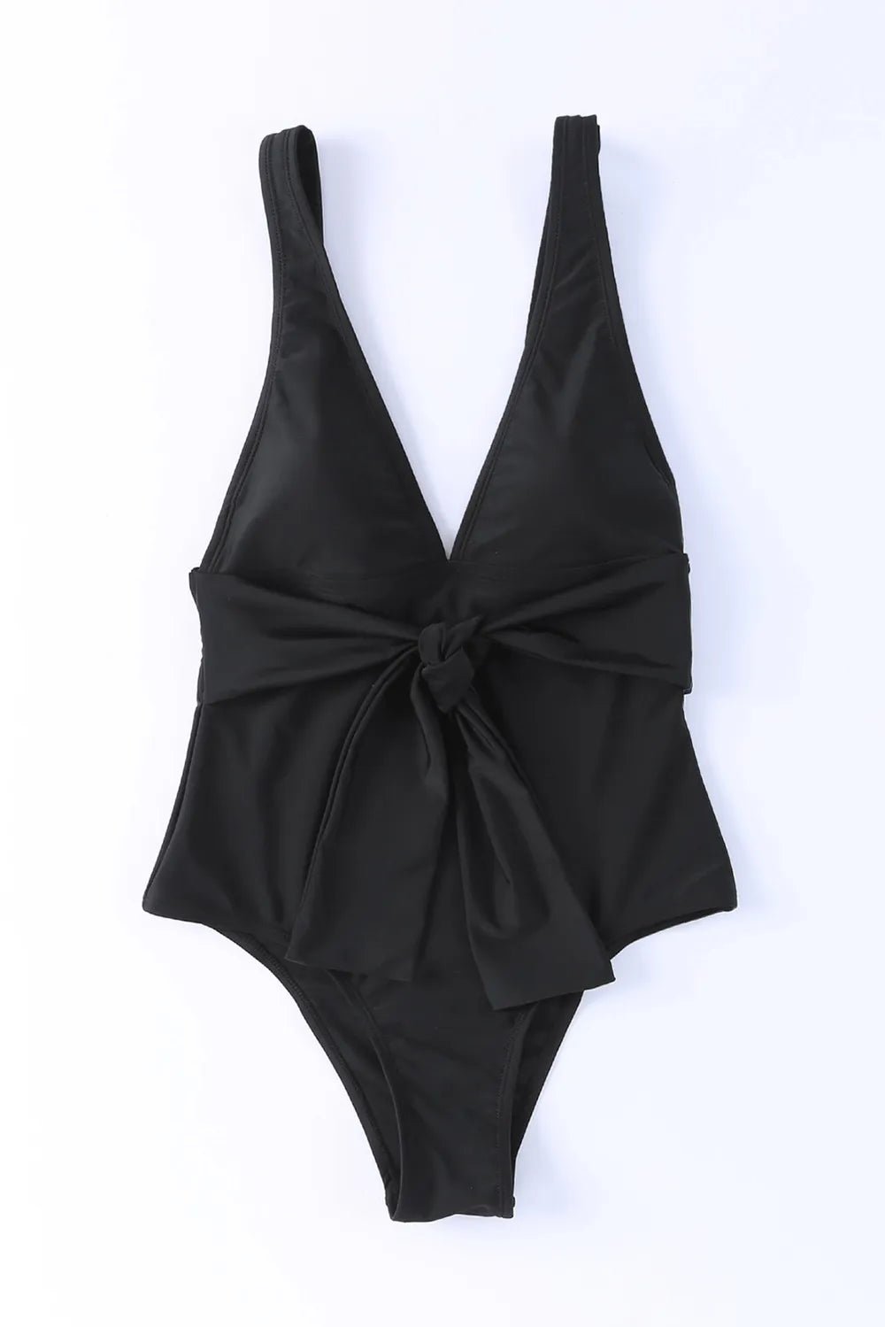 Plunge Wide Strap One - Piece Swimwear - MAD RUFFI