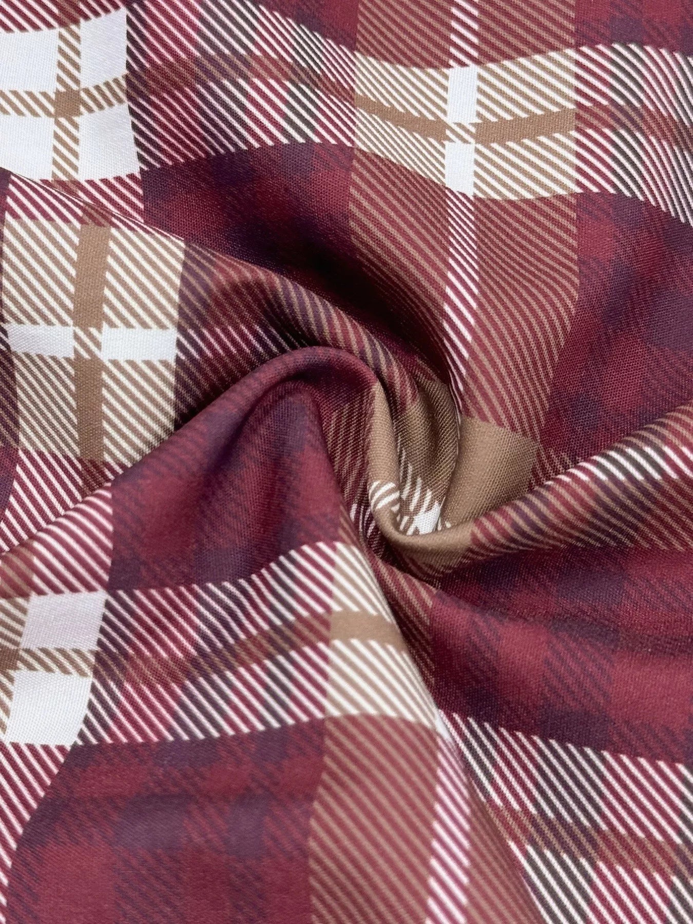 Plus Size Plaid Long Sleeve Mini Shirt Dress - MAD RUFFI