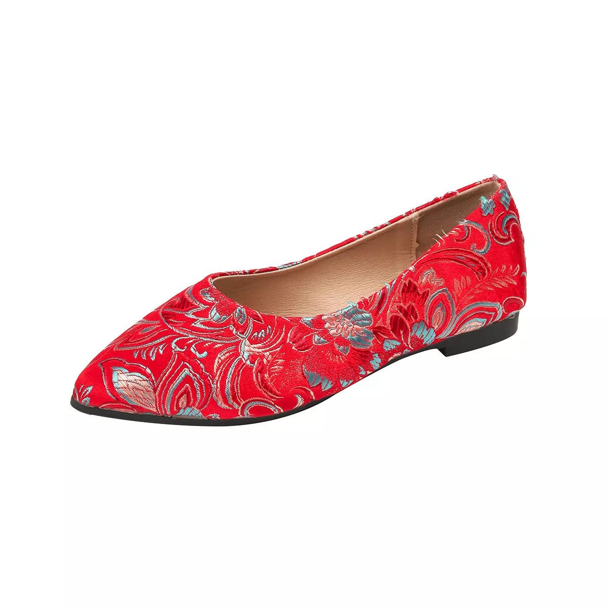 Point Toe Flats Slip - Ons - MAD RUFFI