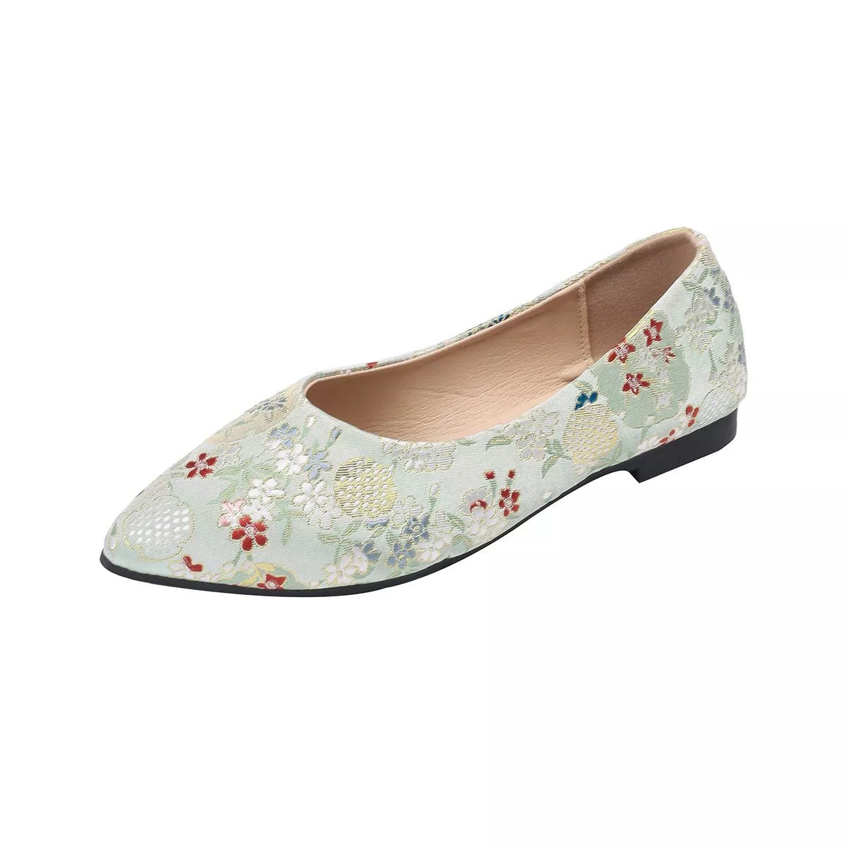 Point Toe Flats Slip - Ons - MAD RUFFI