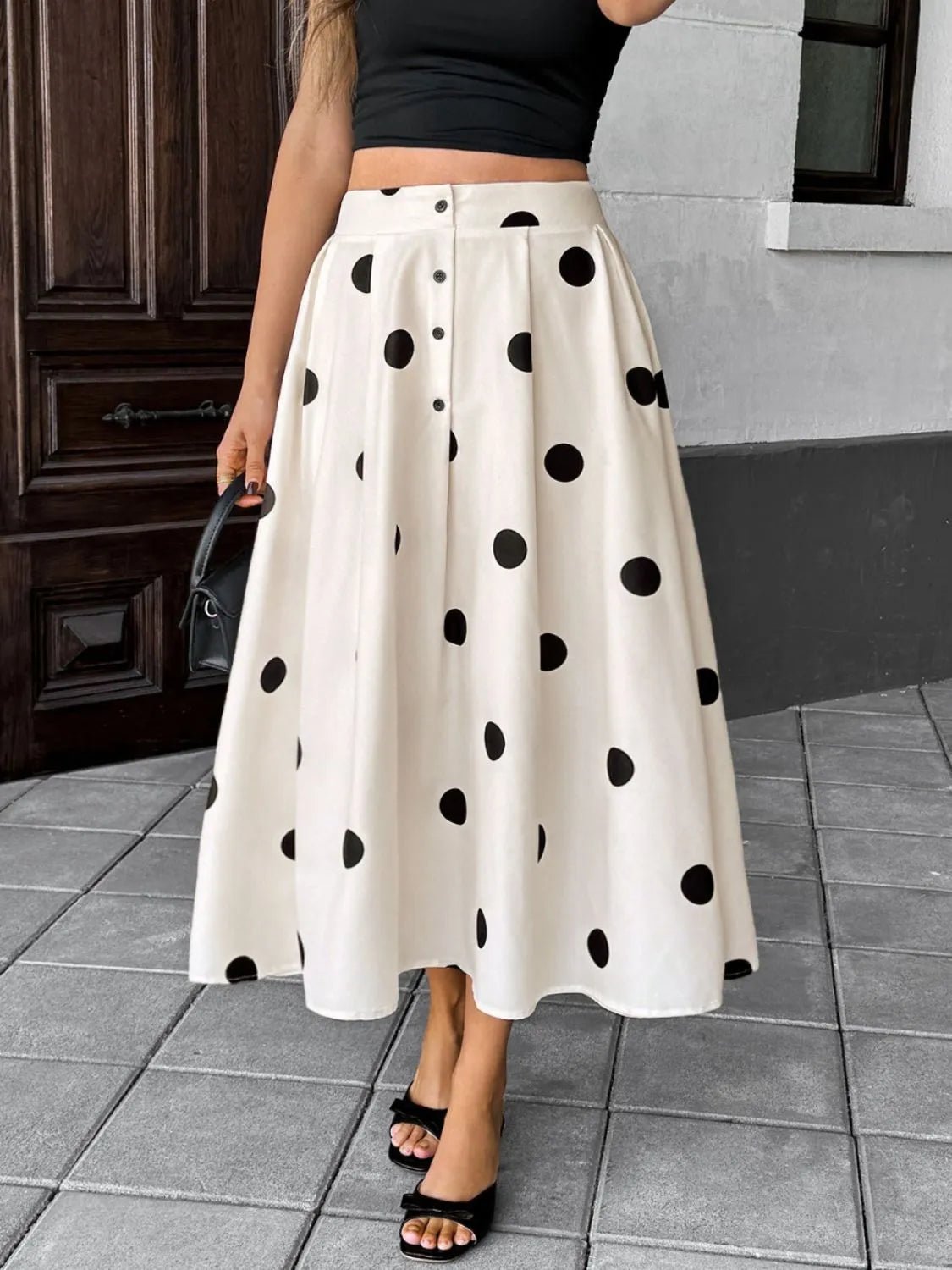 Polka Dot Skirt - MAD RUFFI