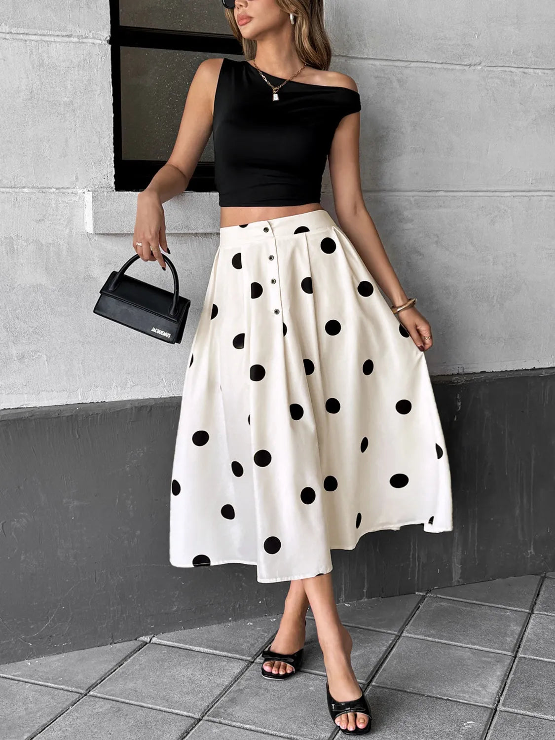 Polka Dot Skirt - MAD RUFFI