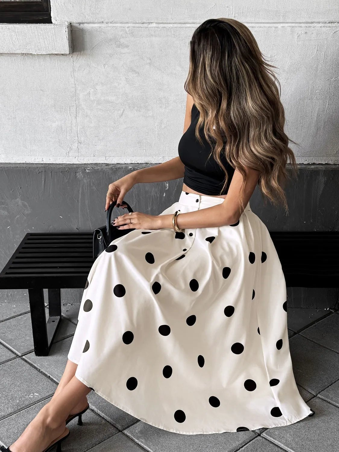 Polka Dot Skirt - MAD RUFFI