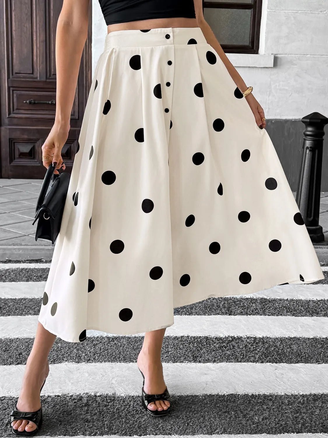 Polka Dot Skirt - MAD RUFFI