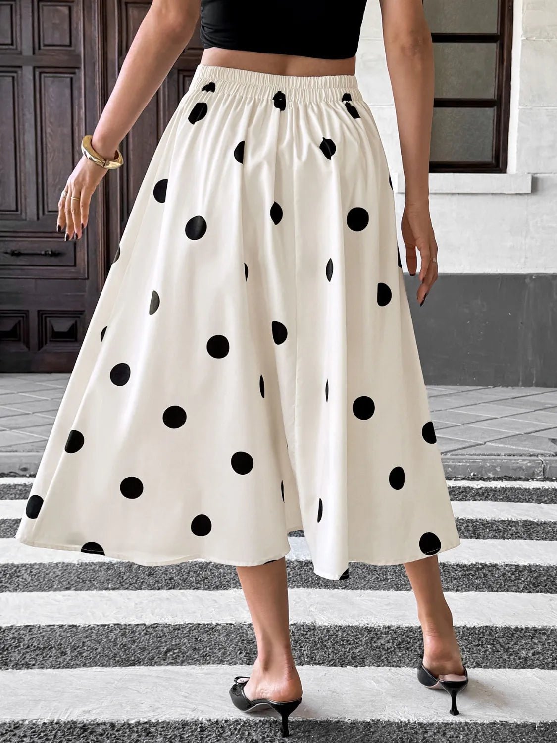 Polka Dot Skirt - MAD RUFFI