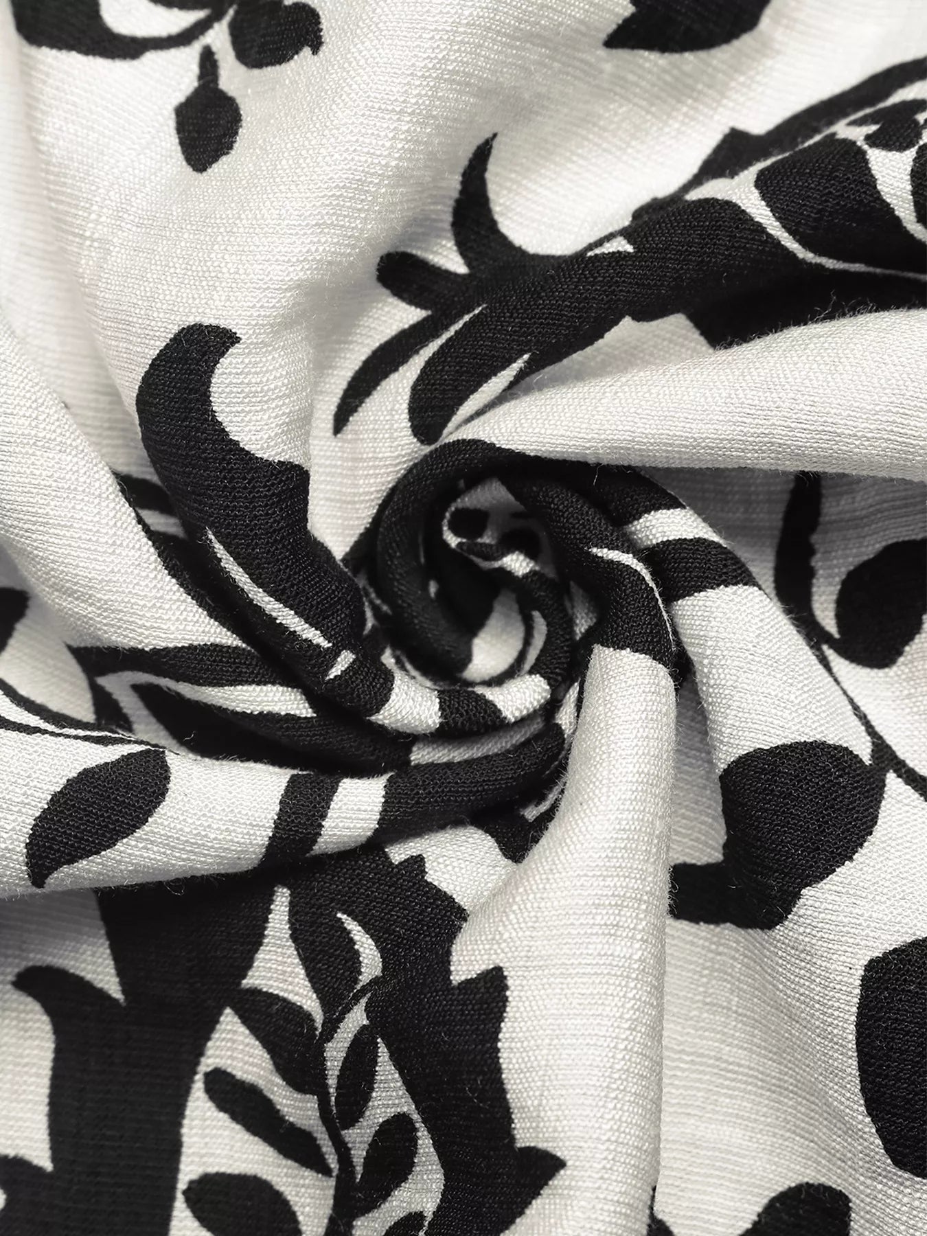 Printed Long Sleeve Midi Dress - MAD RUFFI