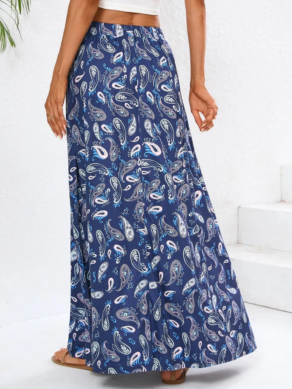 Printed Maxi Skirt - MAD RUFFI