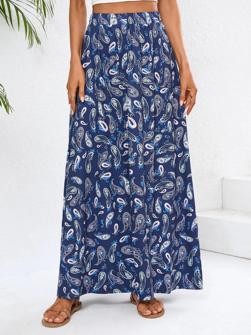 Printed Maxi Skirt - MAD RUFFI